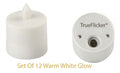 Replacement Rechargeable Tea Light (Set 12) Warm White Glow